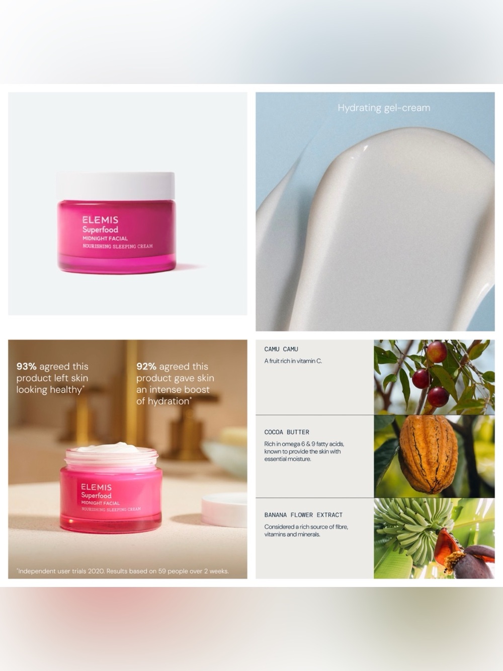 ELEMIS Superfood Midnight Facial Cream
